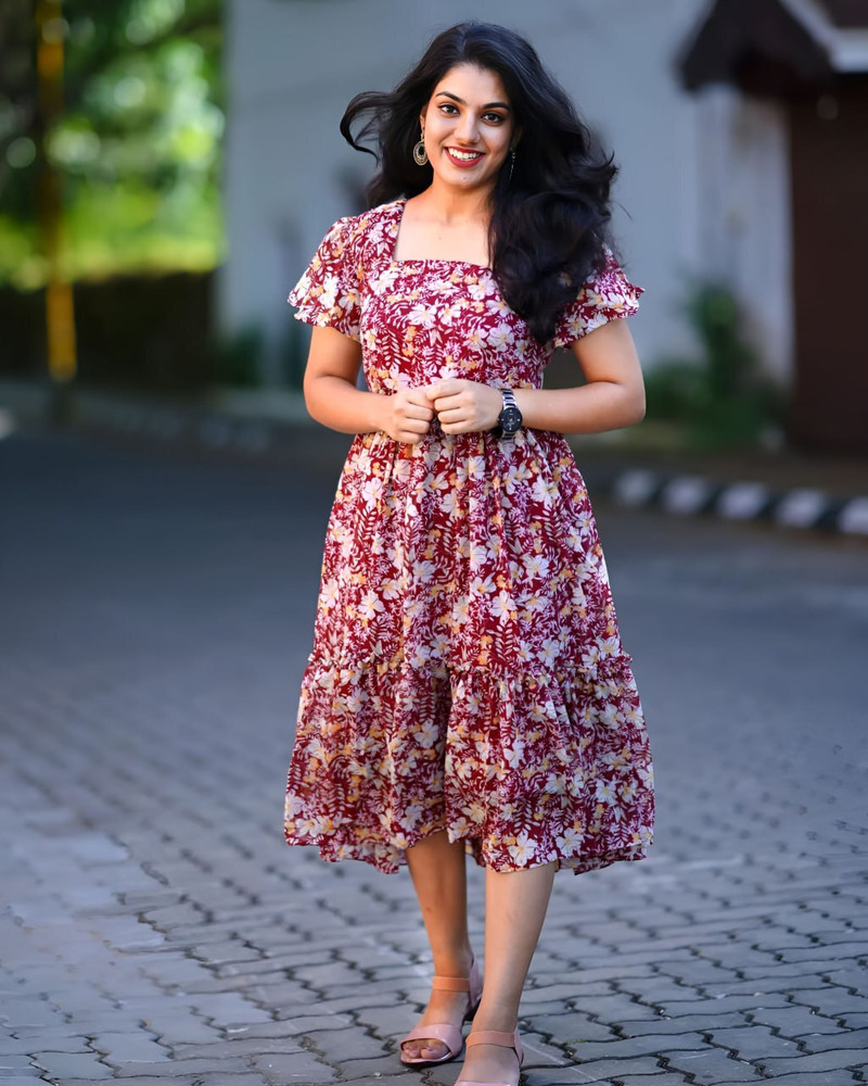 CLFIAOR Women A line Multicolor Dress Buy CLFIAOR Women A line Multicolor Dress Online at Best Prices in India Flipkart