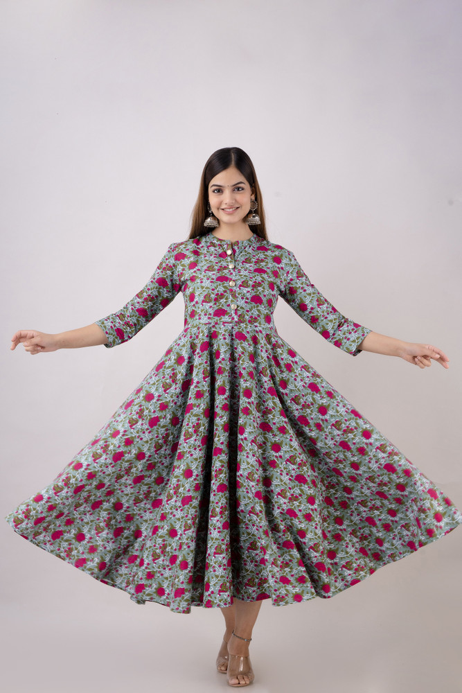 Club factory anarkali dress discount