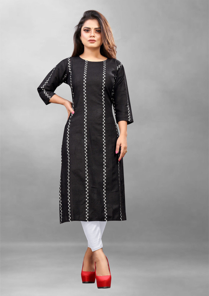 Details 139+ black and white kurti design super hot netgroup.edu.vn