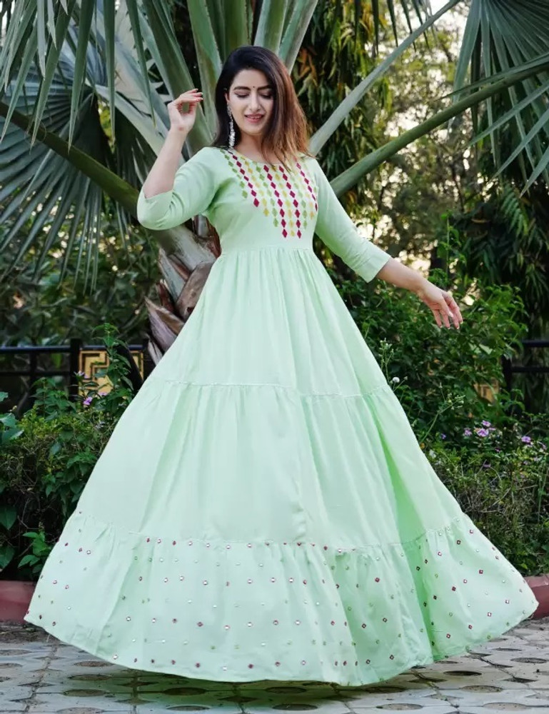 Anarkali long dress flipkart online