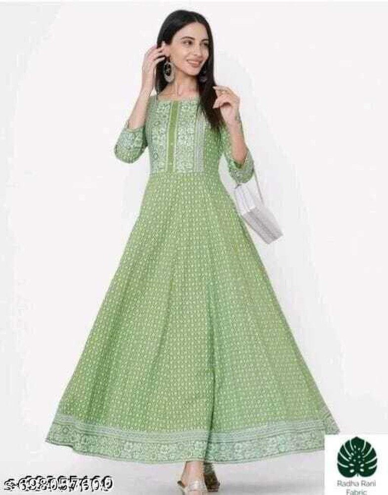 Rayon anarkali clearance kurta