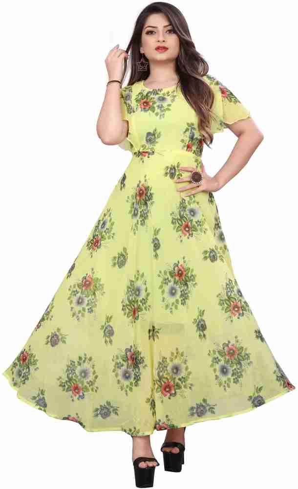 flipkart new long frock