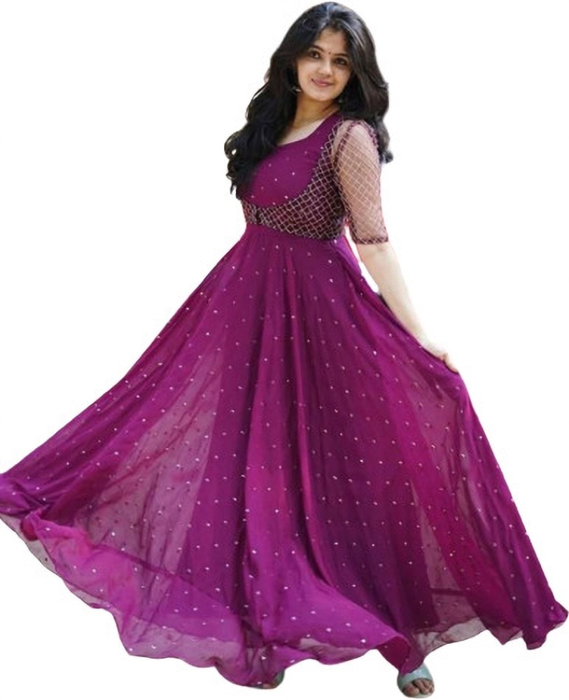 Flipkart ladies long on sale dress