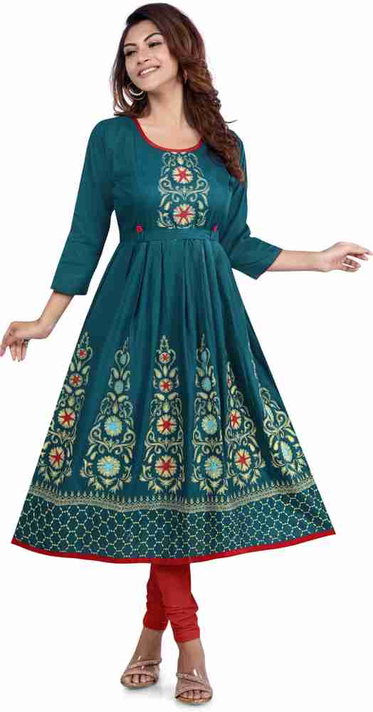 top by Fashion Women Printed Anarkali Kurta Buy top by Fashion