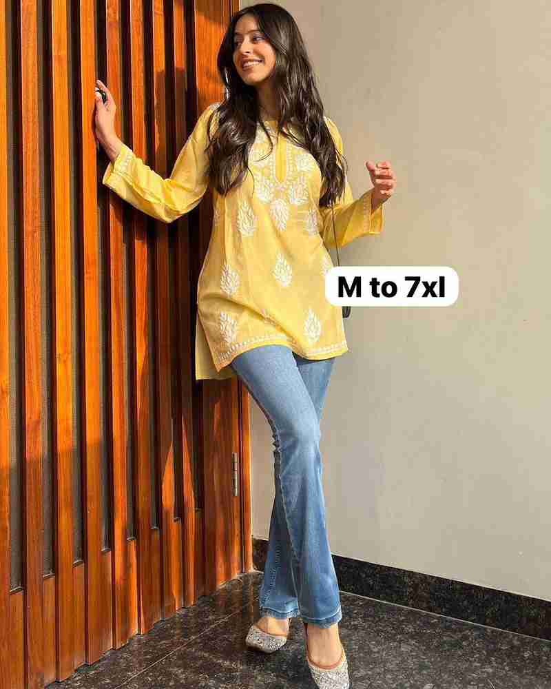 Kurta on jeans for ladies 2025