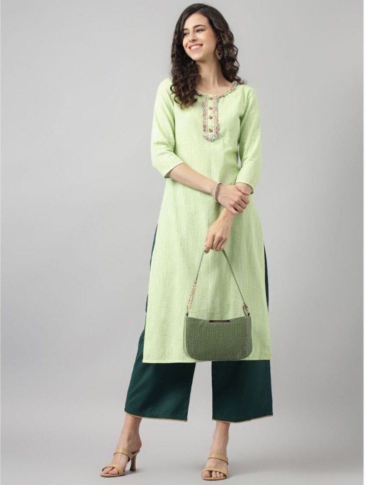 Style n Selfie Women Self Design Straight Kurta Buy Style n