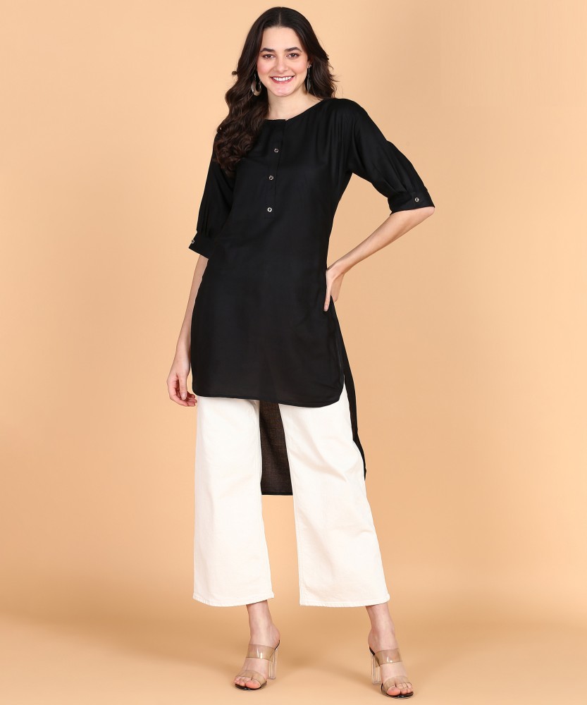 Aiza collection Women Solid High Low Kurta Buy Aiza collection Women Solid High Low Kurta Online at Best Prices in India Flipkart