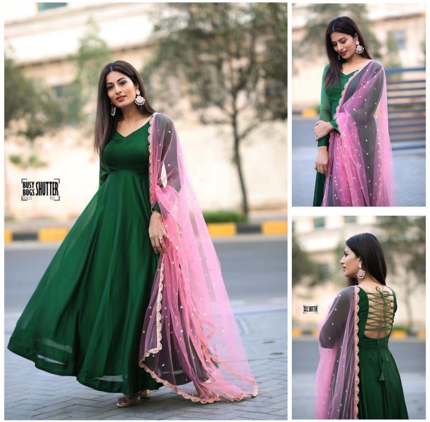 Purple and green combination hot sale dresses