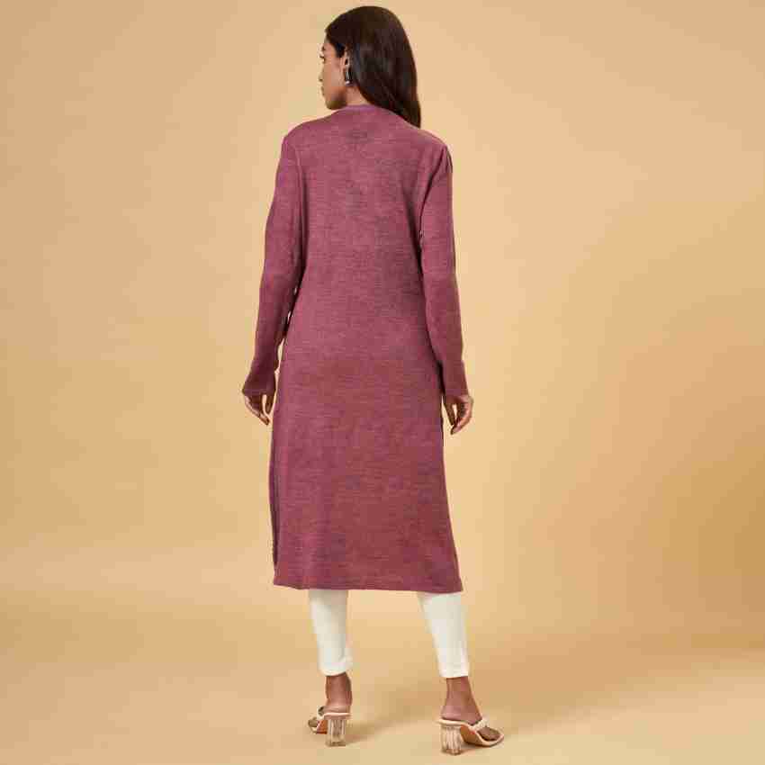 Rangmanch by Pantaloons Women Self Design Straight Kurta - Buy