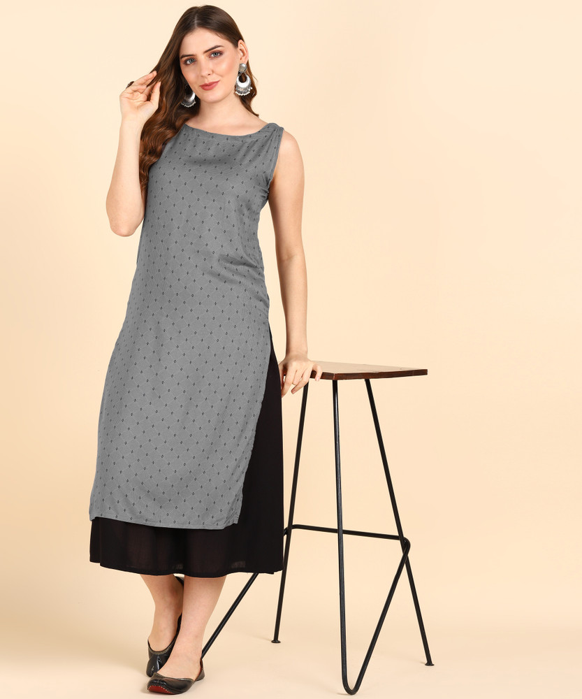 flipkart grey kurti