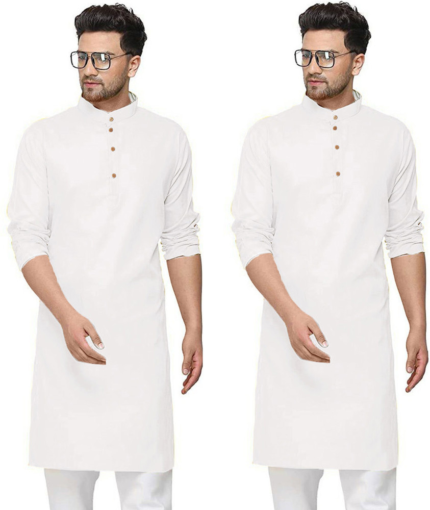 OORA Men Solid Straight Kurta Buy OORA Men Solid Straight Kurta