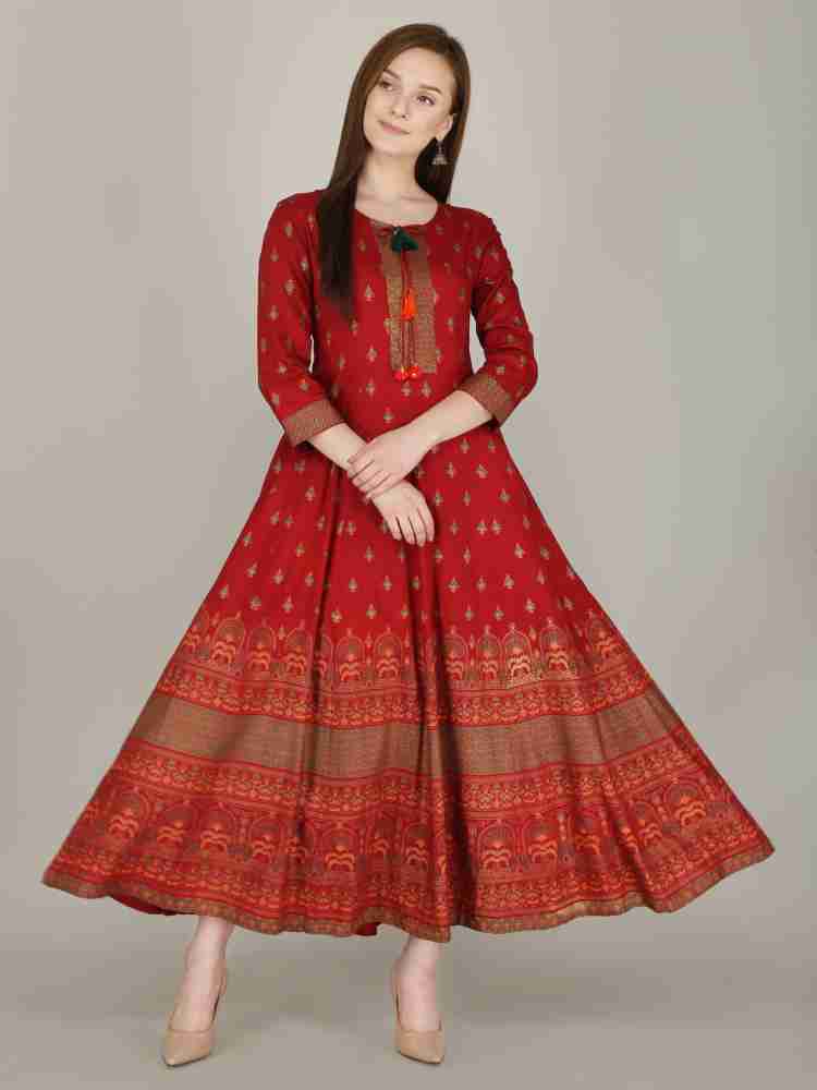 Flipkart women's deals anarkali kurtis