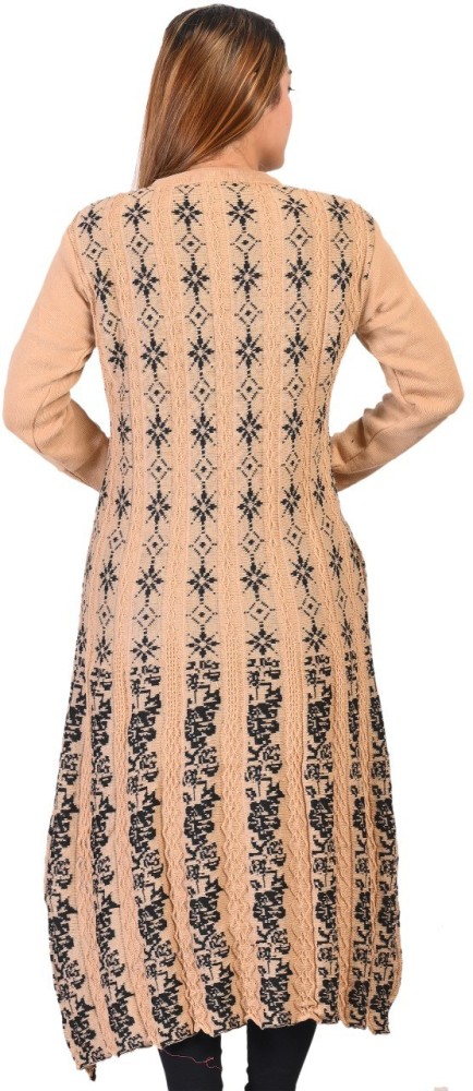 Buy TanuManu Collection Womens Cotton Printed Sleeveless Kurti with Shrug  BlackM at Amazonin