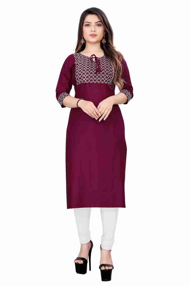 Top Shop Women Self Design Straight Kurta Buy Top Shop Women