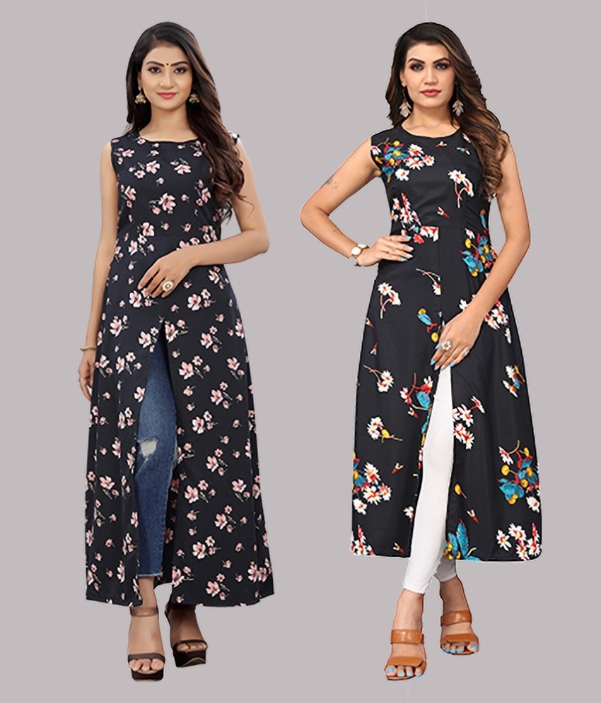 Flipkart long straight on sale kurtis