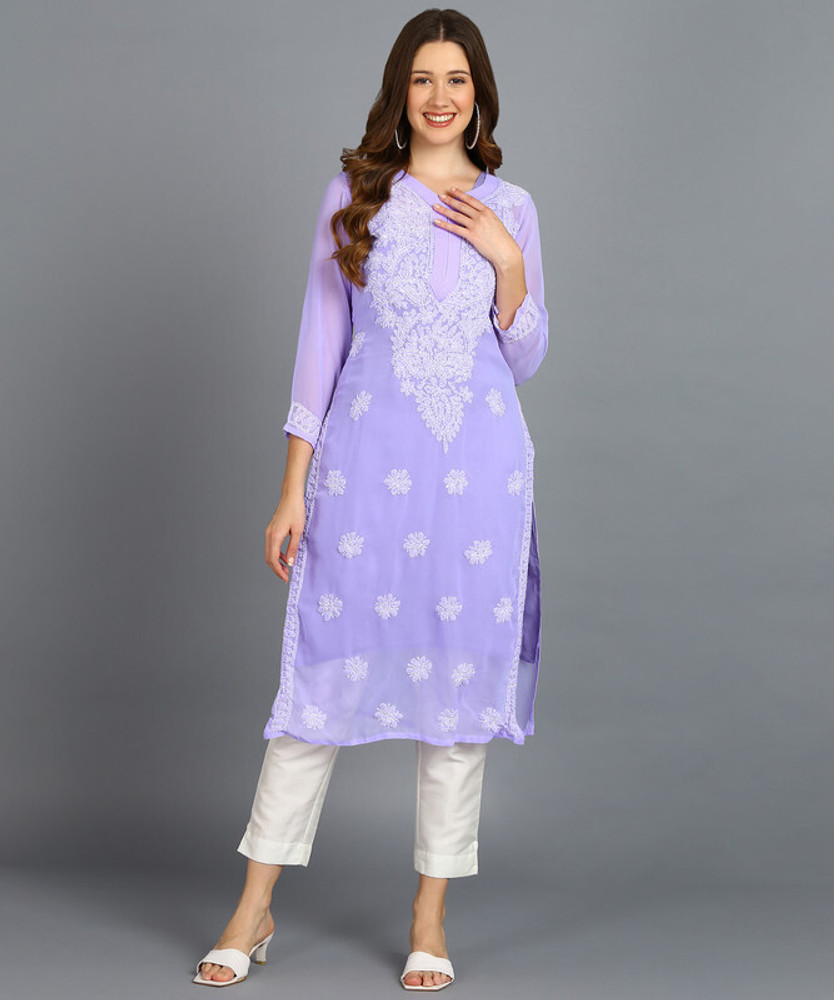 Flipkart chikan kurti clearance
