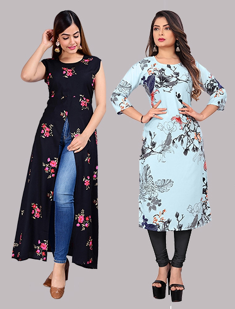 floral kurti flipkart