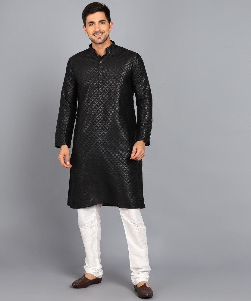 Black 2024 kurta flipkart