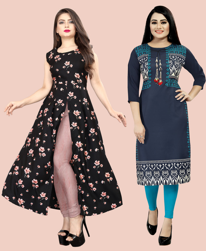 Flipkart womens sale long kurtis