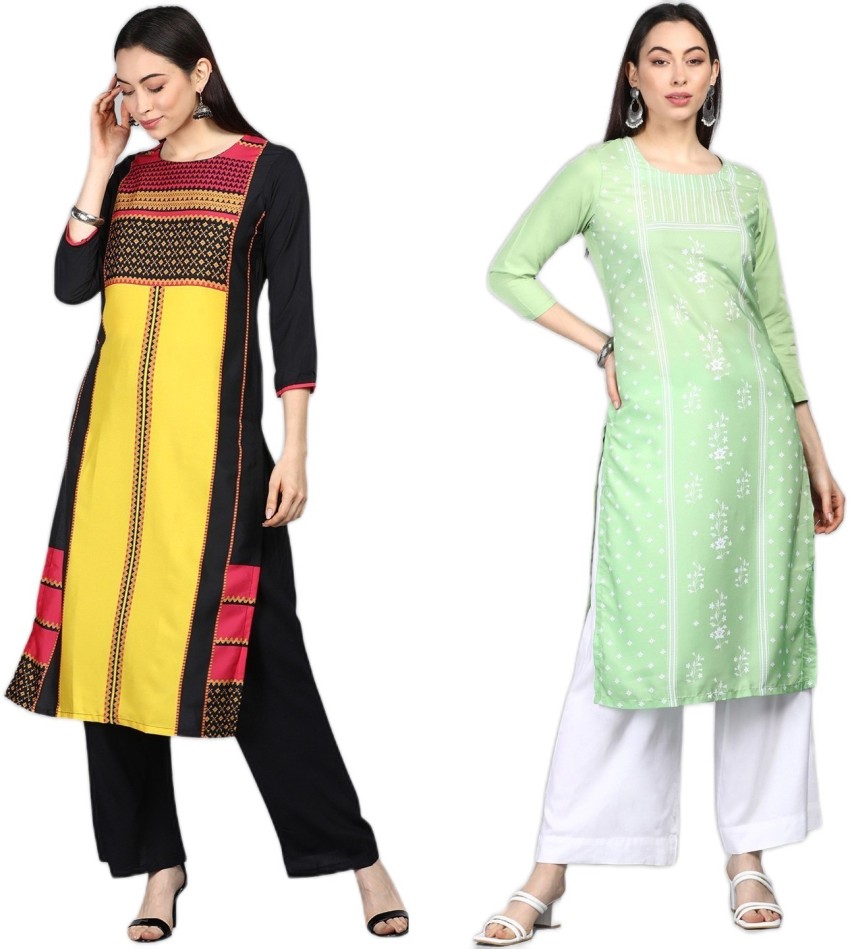 AHIKA Women Printed Straight Kurta Buy AHIKA Women Printed Straight Kurta Online at Best Prices in India Flipkart