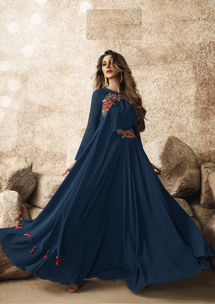 NIRDOSHFASHION Women Embroidered Gown Kurta Buy NIRDOSHFASHION