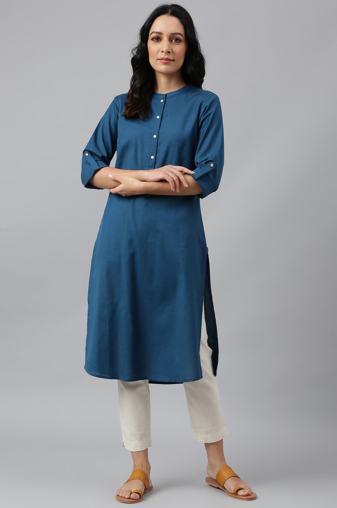 W on sale solid kurta