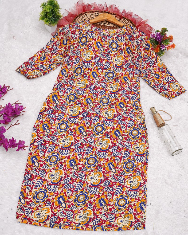 Flipkart on sale kalamkari kurtis