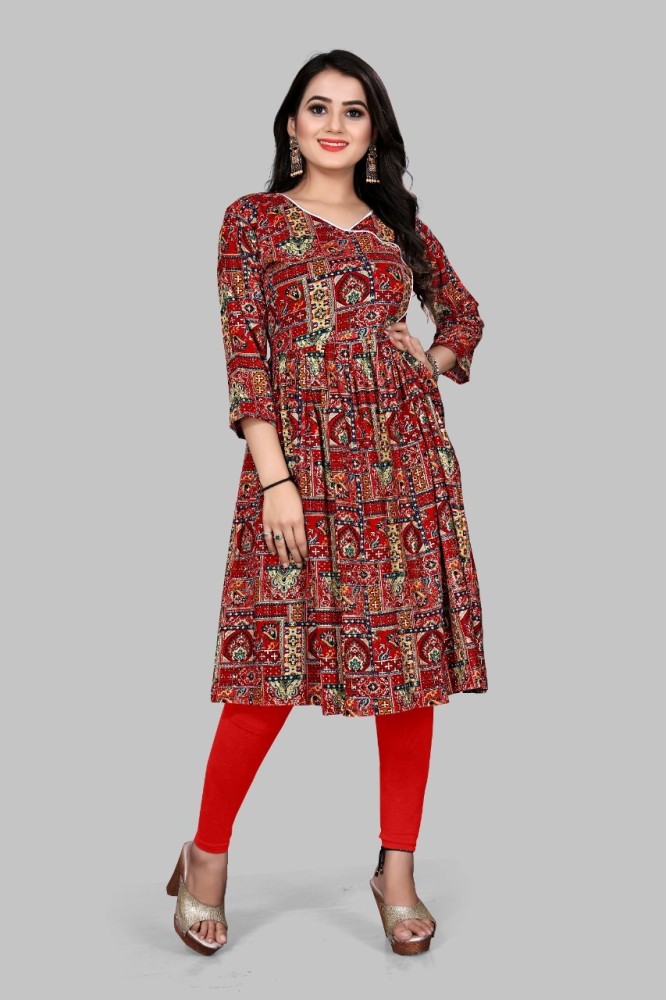 Flipkart 2025 flared kurtis