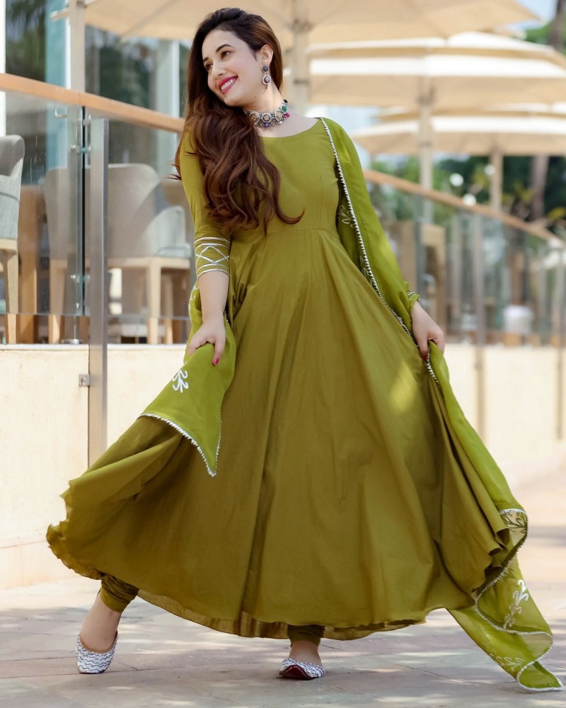 A line outlet anarkali kurta