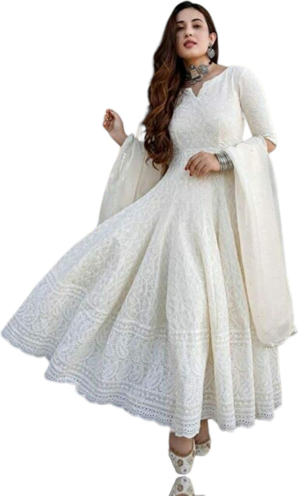 Simple anarkali dress in flipkart store