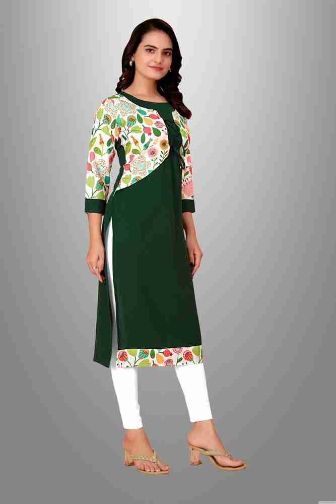 KHANJAN FASHION Women Printed Straight Kurta Buy KHANJAN FASHION Women Printed Straight Kurta Online at Best Prices in India Flipkart