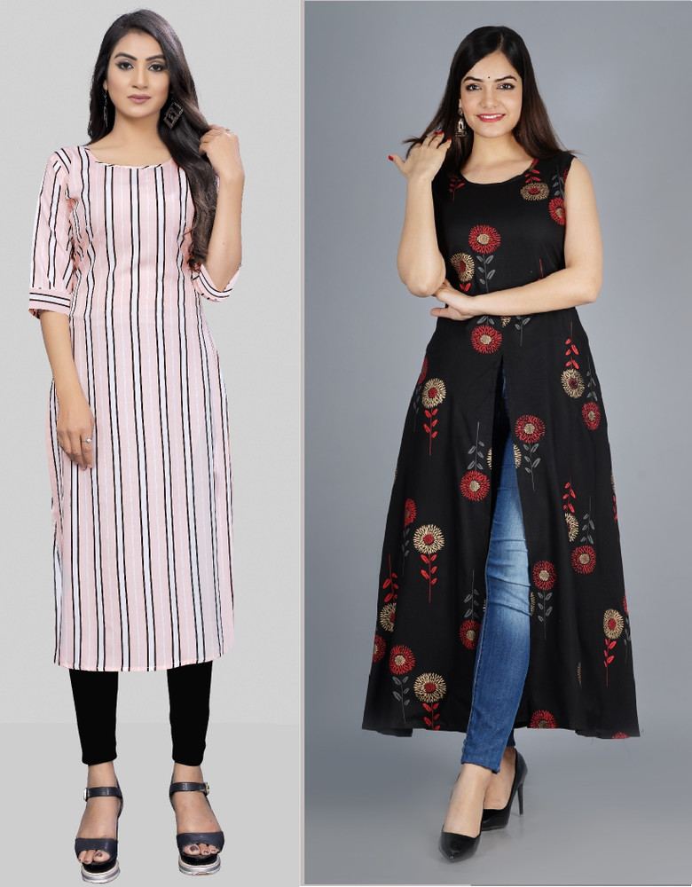 Flipkart front cut kurti hot sale