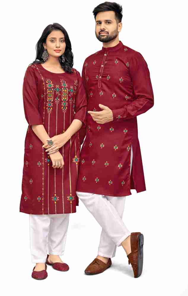 Maroon kurti flipkart best sale