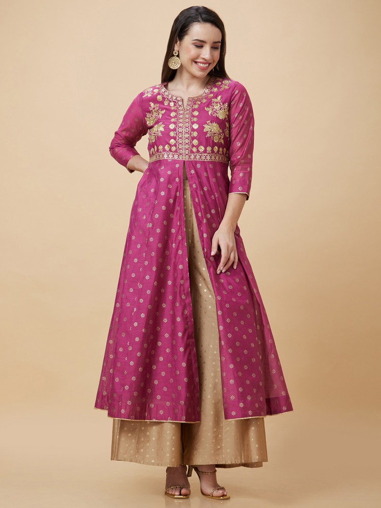 Globus Women Printed A line Kurta Buy Globus Women Printed A