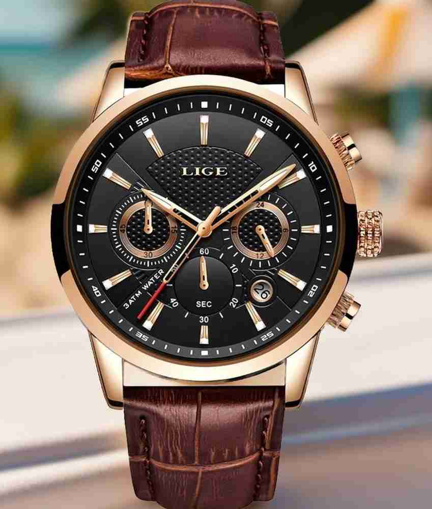 Lige Chronograph Analog Watch For Men Buy Lige Chronograph