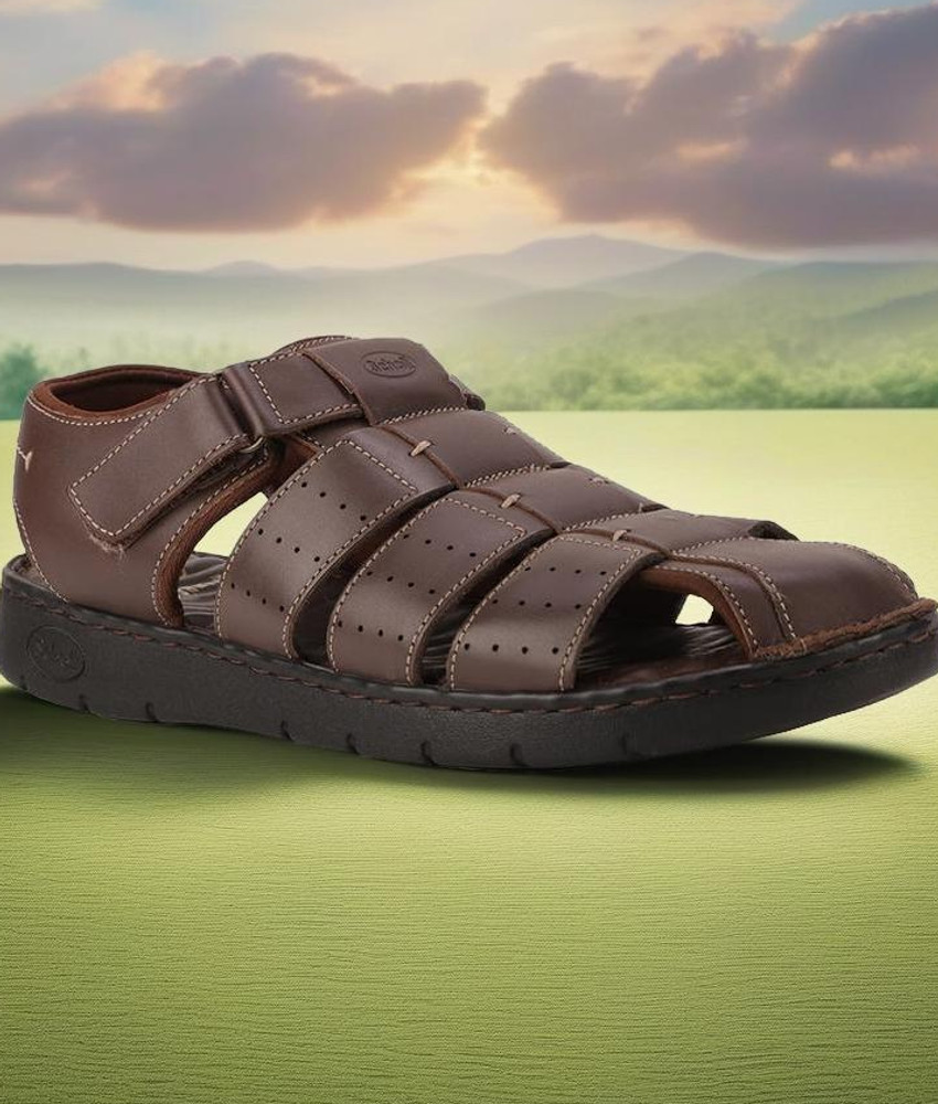 Scholl Men Brown Sandals Buy Scholl Men Brown Sandals Online at