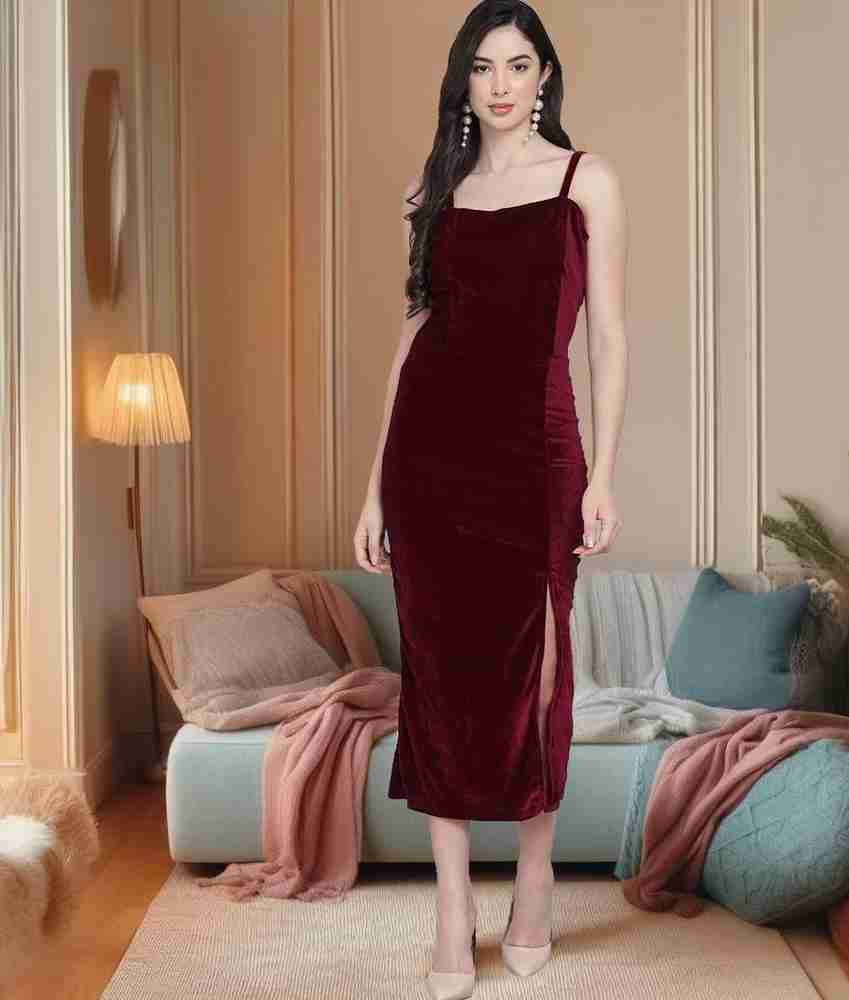 Flipkart top velvet dresses