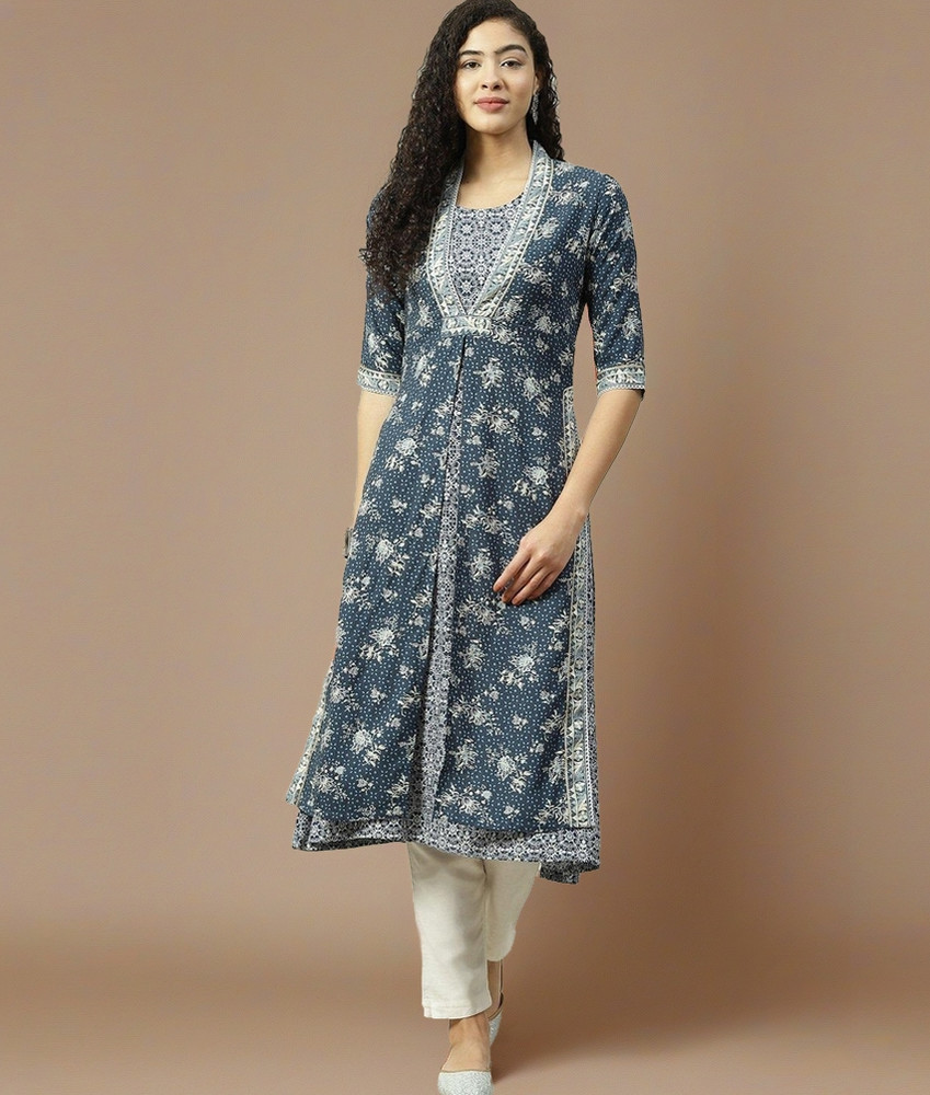 BIBA Women Printed Straight Kurta Buy BIBA Women Printed Straight Kurta Online at Best Prices in India Flipkart