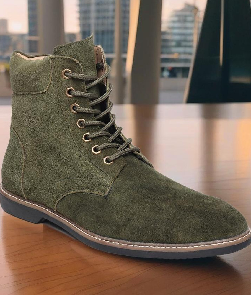 Mid top sales flat boots