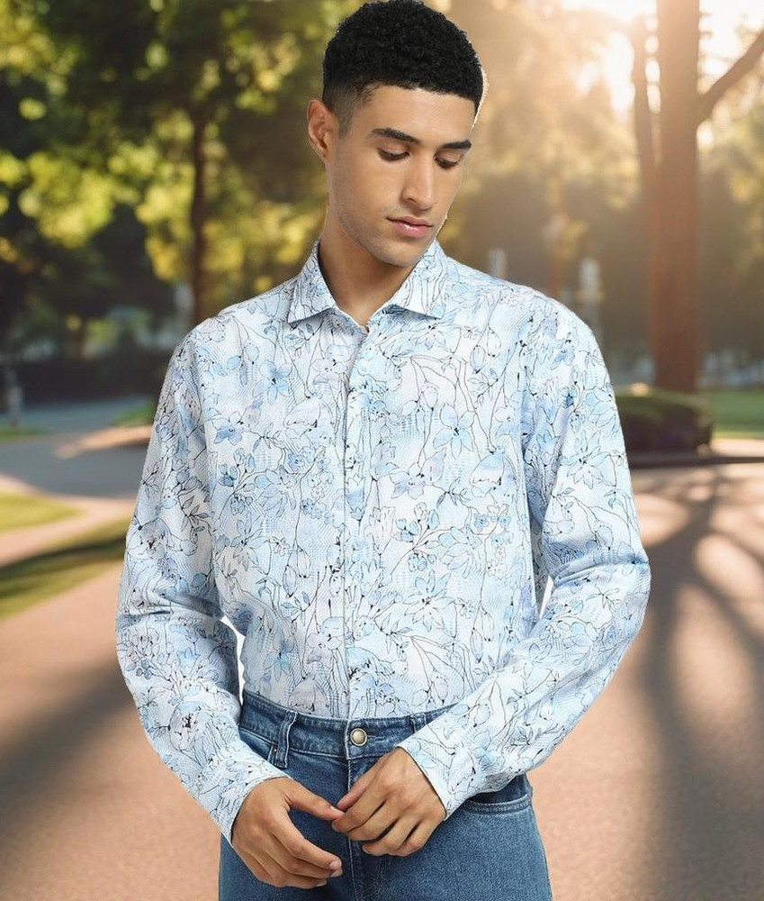 Jack and jones denim best sale shirts india