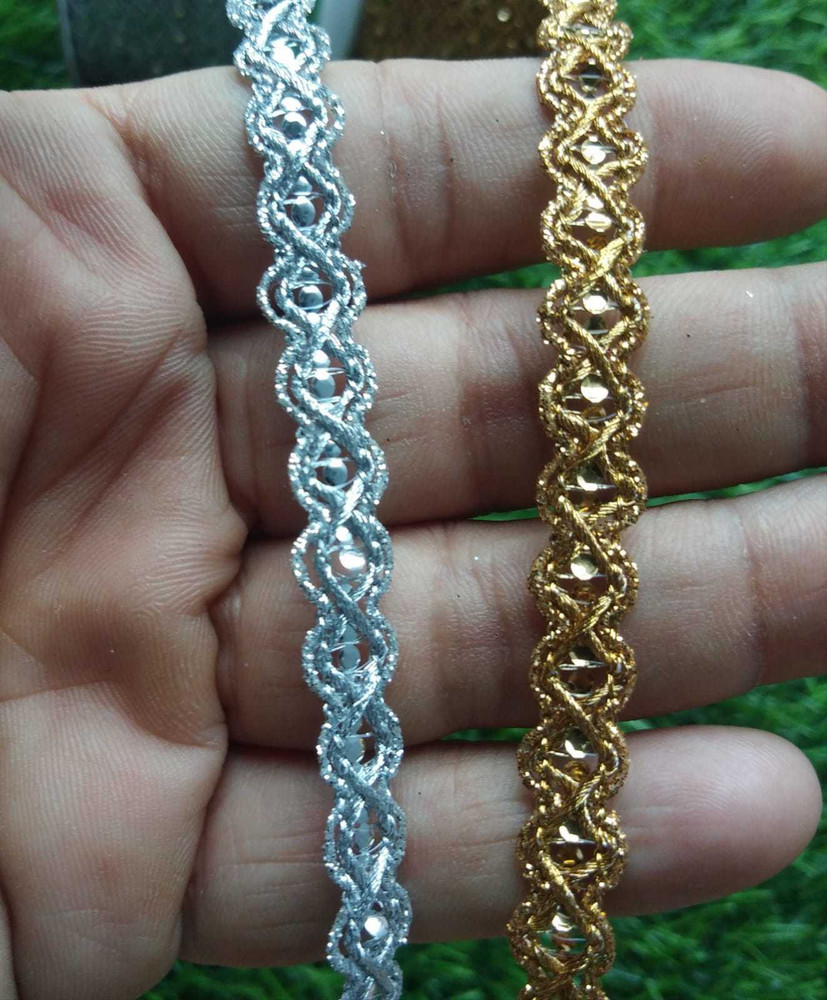 silver lace for blouse
