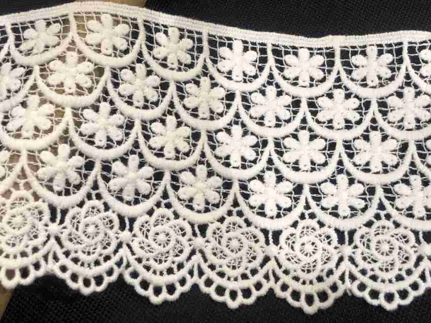 Coton Lace off White Eyelet Trim Lace Cotton Skirts Lace -  in 2023