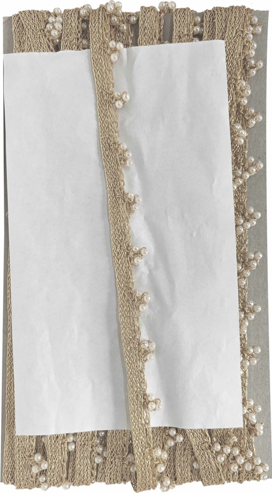 Pearl hanging lace ( 3 ) dupatta kinari lace