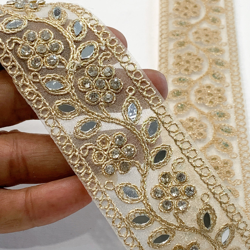 Mirror lace border sales