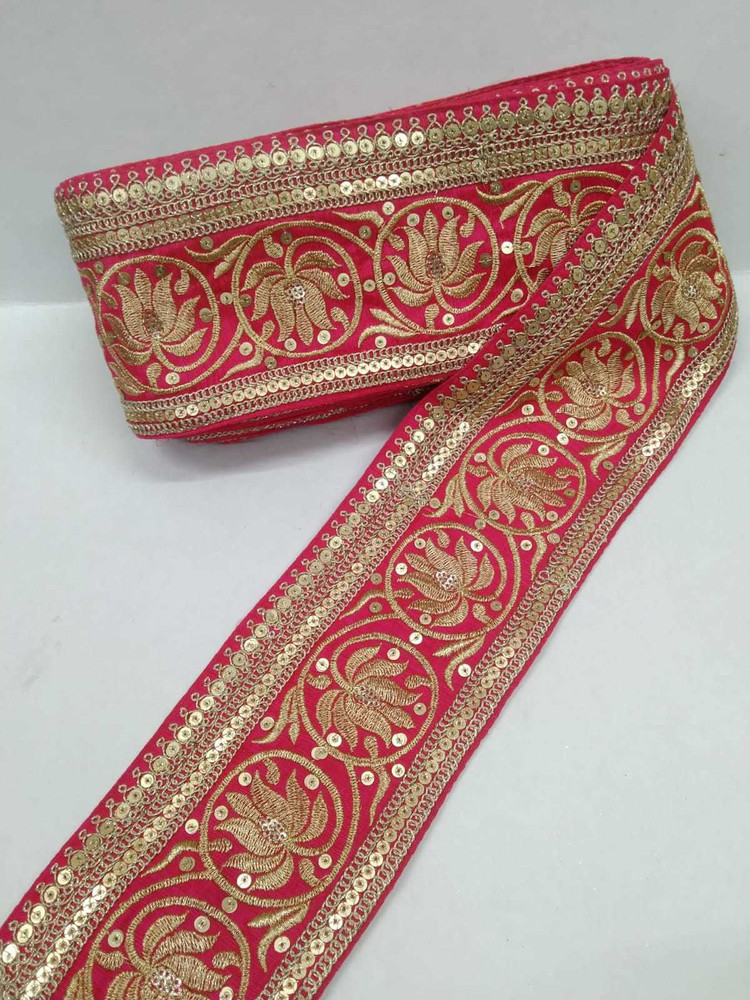 Zari border lace on sale