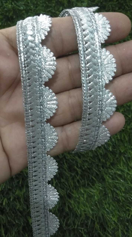 silver lace for blouse