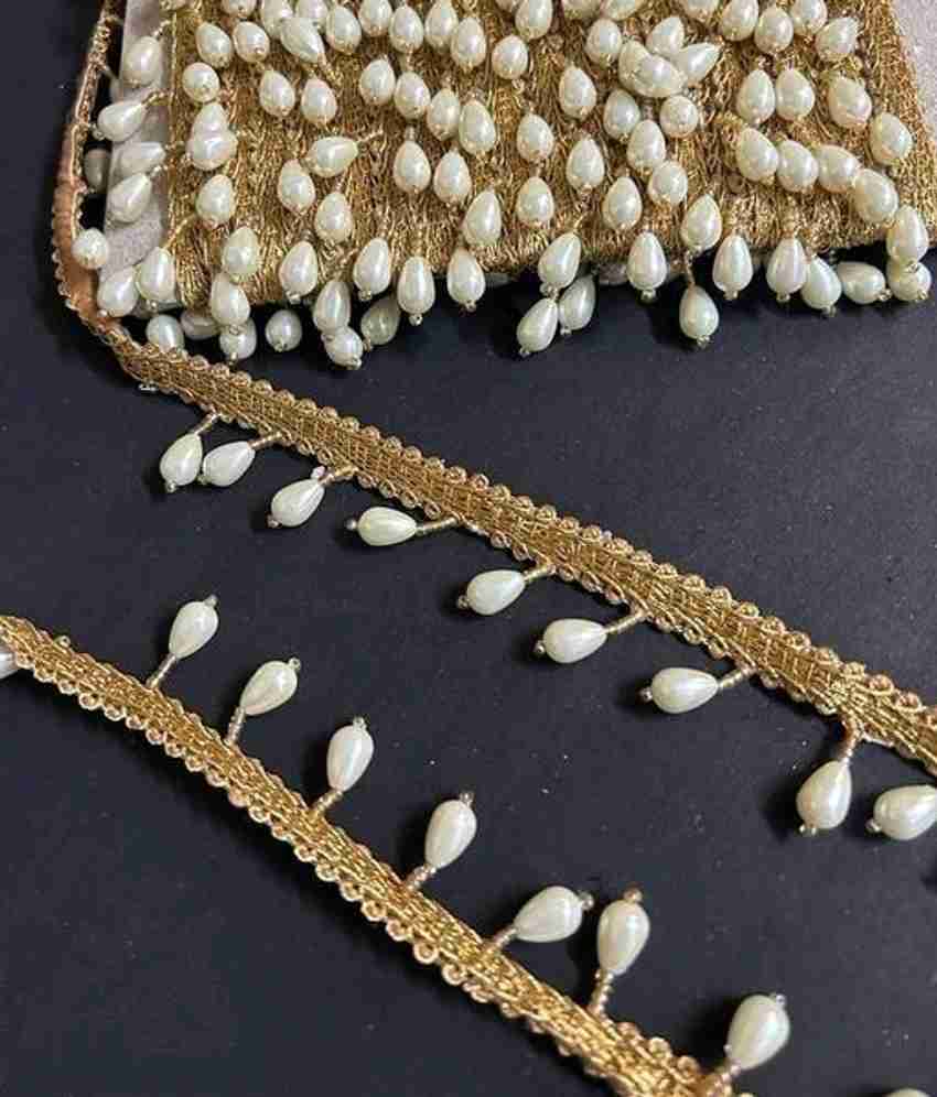 Lacesnmore Matka moti hanging Dupatta jhalar latkan lace hanging Lace Reel Price in India Buy Lacesnmore Matka moti hanging Dupatta jhalar latkan lace hanging Lace Reel online at Flipkart