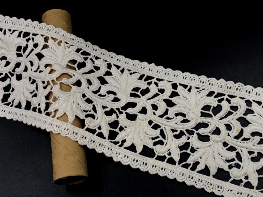 olc Crochet 15 Cotton lace and Border, Qty 5 mtr - For Sarees