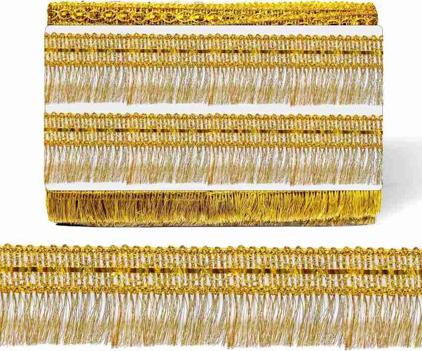 Large Gold Hair Beads