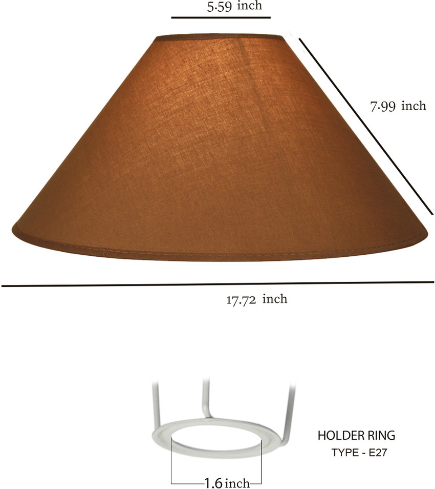 Cone lamp shades 2025 for table lamps